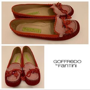 Goffredo Fantini  Red Loafers Size 39